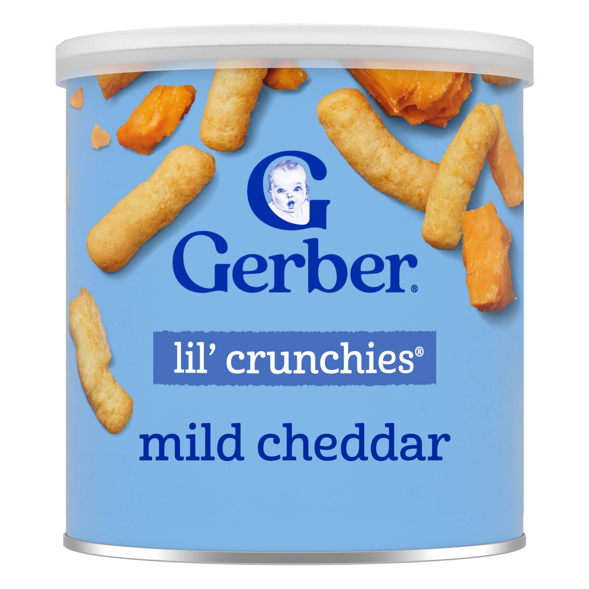Gerber Baby Food Mild Cheddar Crunchies Baby Snack - 1.48oz