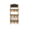 Cheung's Thalsa Wooden 9 Pot Stand with Chalkboard - 3 of 3