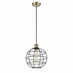 Lake Placid - 1 Light Cord Hung Pendant In Industrial Style-12.5 Inches Tall and 10 Inches Wide - 1 of 1