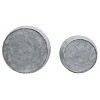 Set of 2 White Metal Accent Tables - Foreside Home & Garden - 2 of 4