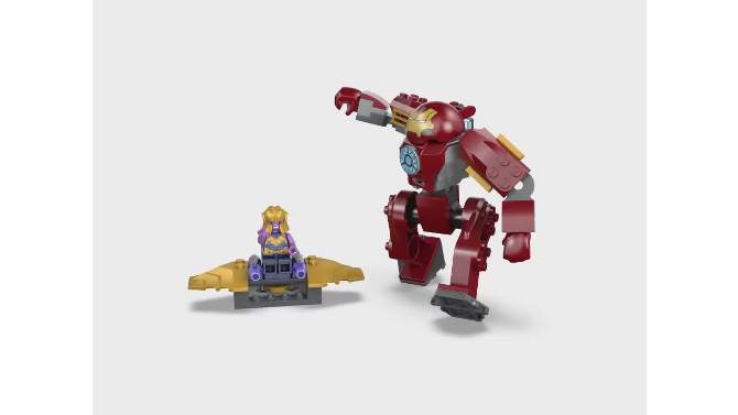 LEGO Marvel Iron Man Hulkbuster vs. Thanos Toy Building Set 76263, 2 of 8, play video