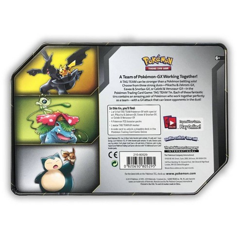 Pokemon Trading Card Game Tag Team Tins Featuring Celebi Venusaur Gx