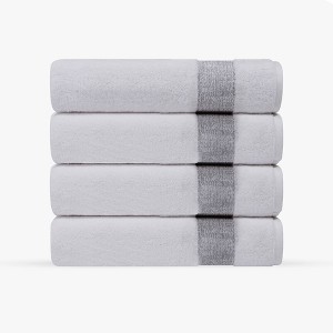 Depera Home 4pc Turkish Bath Towel Set - 1 of 2