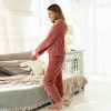 Women's Fuzzy Knit Crewneck & Pants Pajama Set - Cupshe - 2 of 4