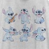 Women's Lilo & Stitch Watercolor Poses of Stitch Racerback Tank Top - 2 of 4