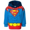DC Comics Justice League Batman Superman Fleece Pullover Hoodie and Pants Outfit Set Little Kid to Big Kid - 3 of 4