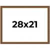 PosterPalooza | Classic Gold Picture Frame - UV Acrylic, Backing Board, Hanging Hardware Included - 2 of 4
