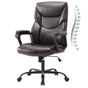 IULULU Office Chair, Big & Tall Ergonomic High‑Back Executive - 1 of 2