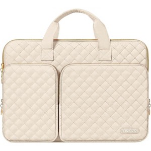Laptop Sleeve 13 - 13.3 Inch 360 Protective ,Quilted Bag with 2 Pockets,Handle & Belt for MacBook Air/Pro 13/Pro 14,HP,Dell,ASUS,Lenovo - 1 of 4