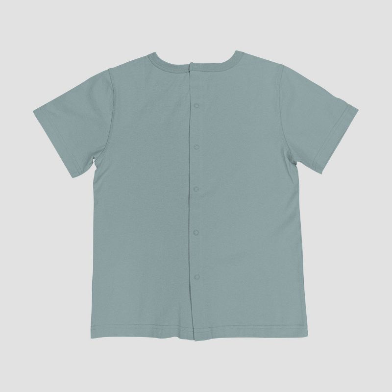 Boys&#39; Star Wars: The Mandalorian Adaptive Short Sleeve Graphic T-Shirt - Teal Blue, 2 of 4