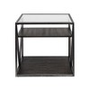 Liberty Furniture,Arista End Table in Cobblestone Brown w/ Gray Dusty Wax Hang-up - 2 of 4