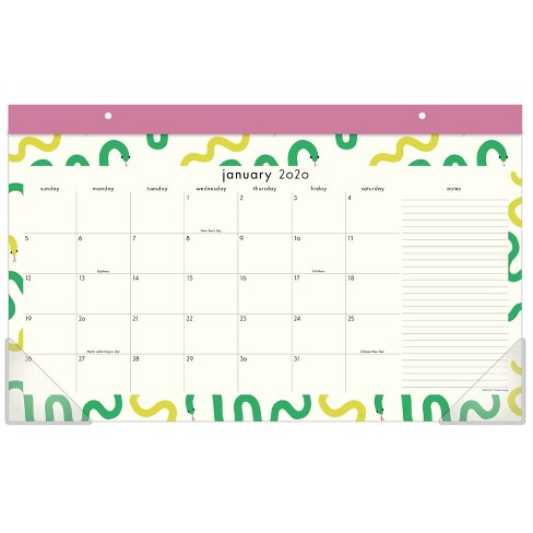 2020 Desk Calendar Snakes Lillian For Cambridge Target