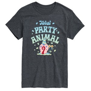 Men's - Spongebob Squarepants - Total Party Animal Short Sleeve Graphic T-Shirt - 1 of 4