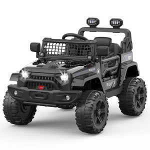 Kids Electric Truck, 3 Speed Toy Car, 12V Electric Truck, Spring Suspension, with Parent Remote, LED Lights, Seat Belt, Music, for Boys Girls - 1 of 4