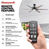 Honeywell Ceiling Fans Talbert 62 Inch Ceiling Fan with Color Changing LED Light and Remote Control, Indoor Fan, 6 Contemporary Blades, Matte Black - 3 of 4