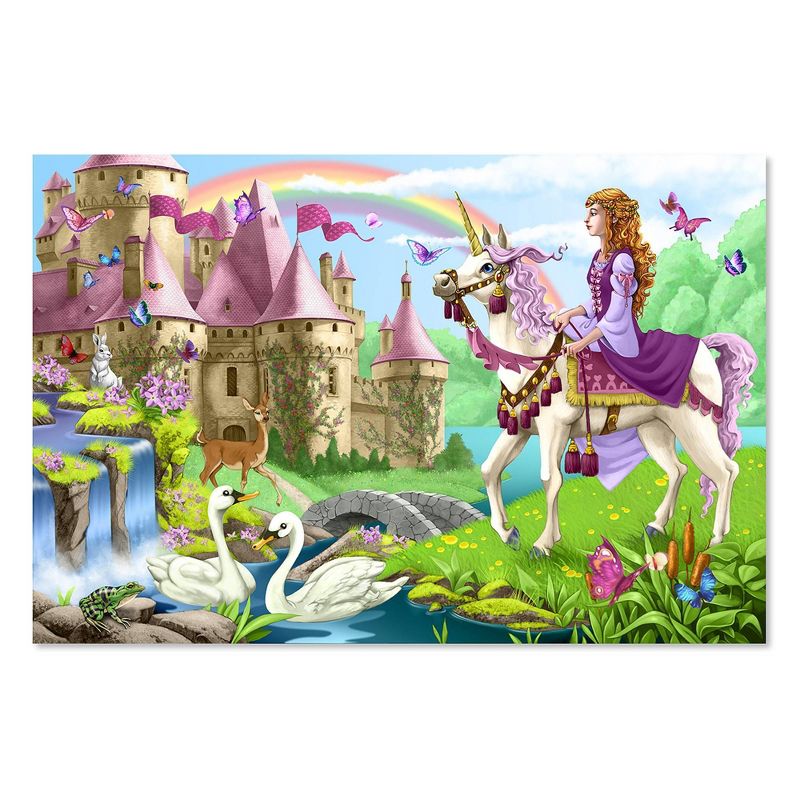 Melissa And Doug Fairy Tale Castle Jumbo Floor Puzzle 48pc, 1 of 13