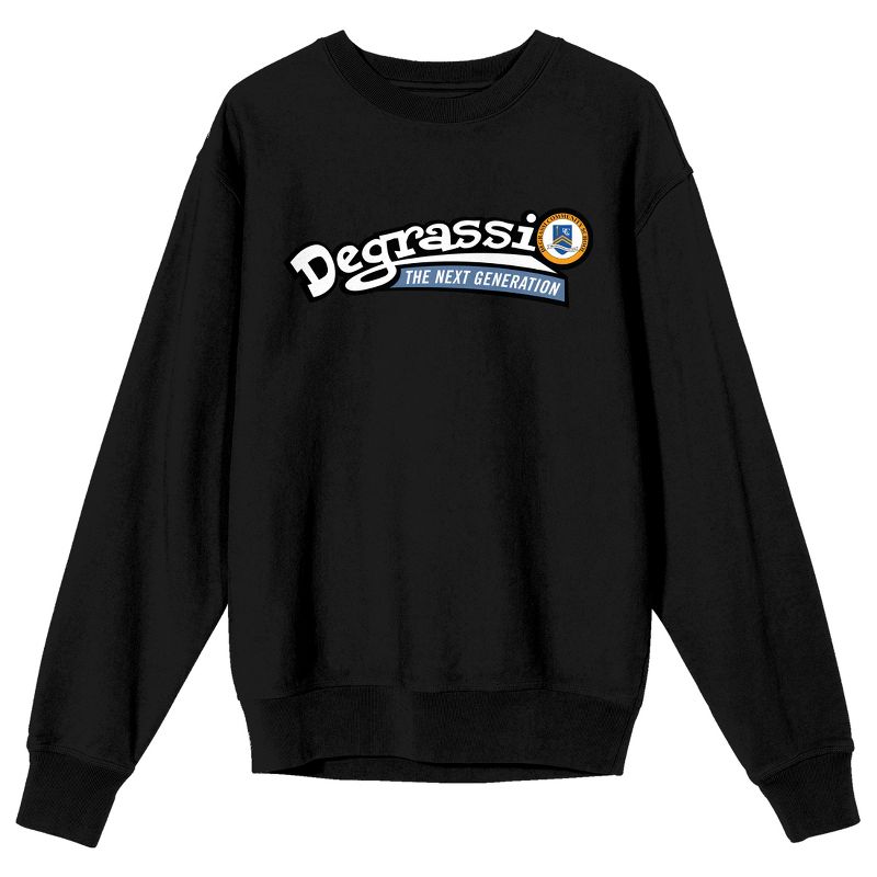 Degrassi TV Series Logo Men's Black Sweatshirt, 1 of 2