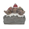 Transpac Ceramic 15 in. Multicolor Christmas Woodland Welcome Birds - 3 of 4