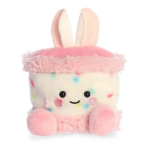 Aurora Small Bubbi Bunny Cake Palm Pals Adorable Stuffed Animal Pink 5.5" - 1 of 4