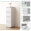 NicBex Locking File Cabinet with Drawers, Metal Space Saving Vertical Cabinet for Home & Office, Fits Letter/A4/Legal Files, Assembly Required, Black - 4 of 4
