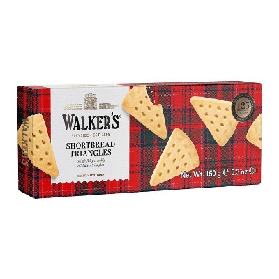 Walkers Shortbread Triangles, All-butter Shortbread Cookies - 5.3 Oz (pack Of 4)