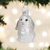 Old World Christmas Mini Snowman - One Glass Ornament 2.0 Inches