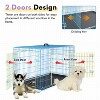 FDW Dog Crates for Large Dogs Folding Mental Wire Crates Dog Kennels Pet Dog Cage Crate with Double-Door Removable Tray and Handle - 3 of 4