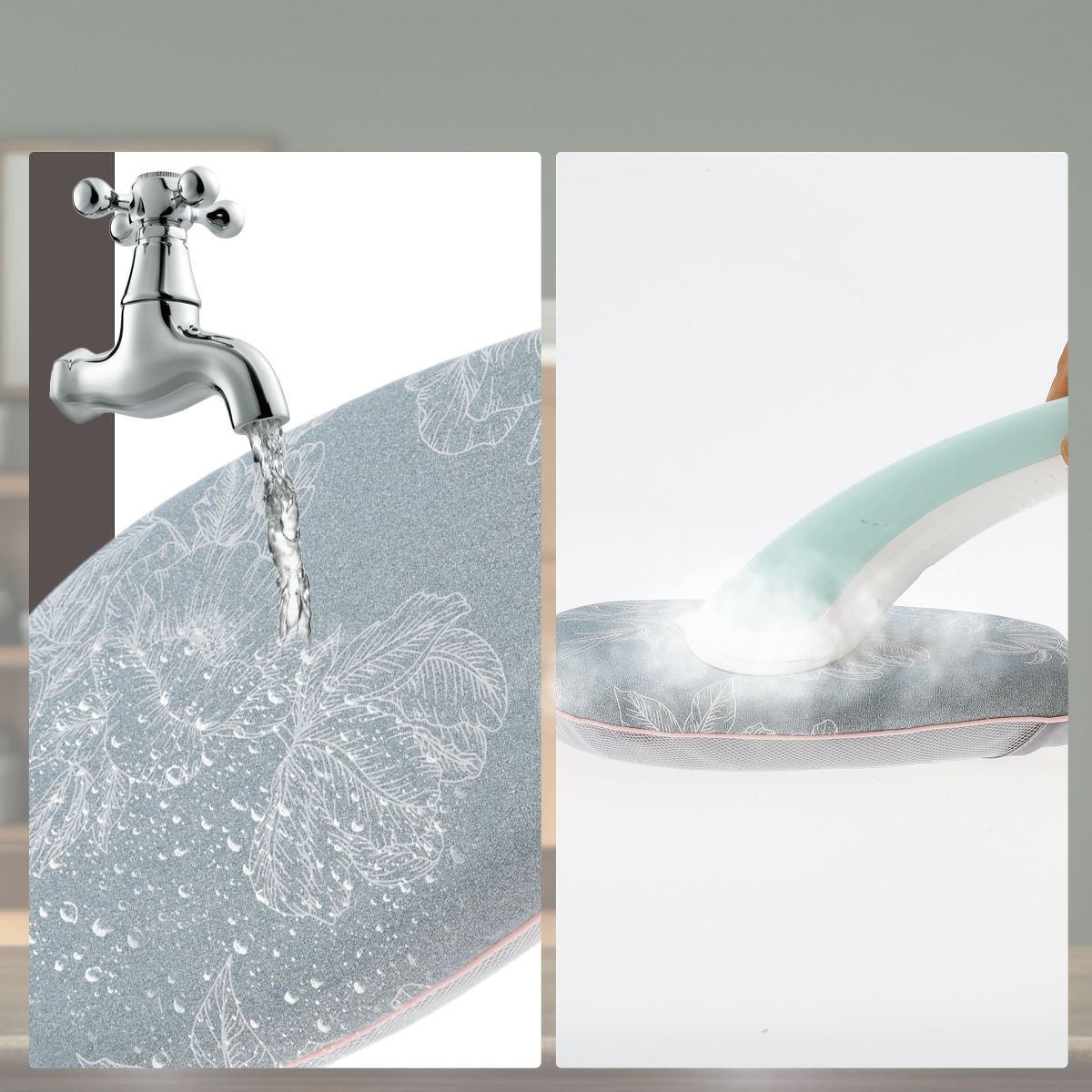 Unique Bargains Round Garment Steamer Ironing Gloves 1 Pc - thumbnail 5
