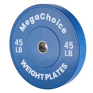 Rubber Bumper Weight Plates, Bumper Plates for Weightlifting, Home Gym Strength Training - 1 of 4