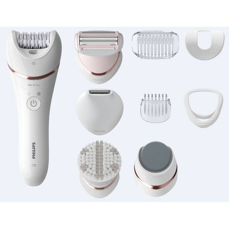Philips Series 8000 Women&#39;s Rechargeable 5-in-1 Shaver, Trimmer, Pedicure and Exfoliator - BRE740/14, 1 of 21