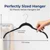 SereneLife Velvet Shirt Hangers - 2 of 4