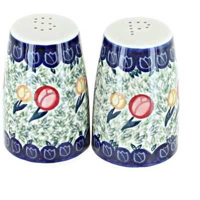 Blue Rose Polish Pottery S086 Manufaktura Salt and Pepper Shakers