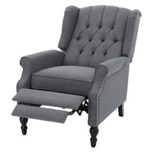 Walter Recliner - Charcoal - Christopher Knight Home, Grey