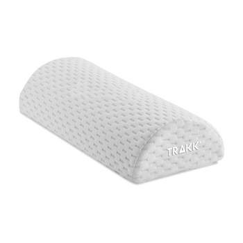 TRAKK Bolster Pillow Lumbar Semi Roll - Effectively Supports Legs, Knees, Lower Back, and Ankles