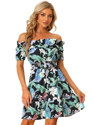 Off the Shoulder Hawaiian Dresses