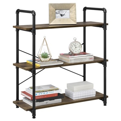 rustic bookshelf target