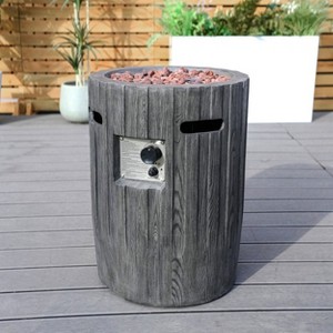 Moda Furnishings 19.7" W x 26.4" H Propane Outdoor Fire Pit - 1 of 4