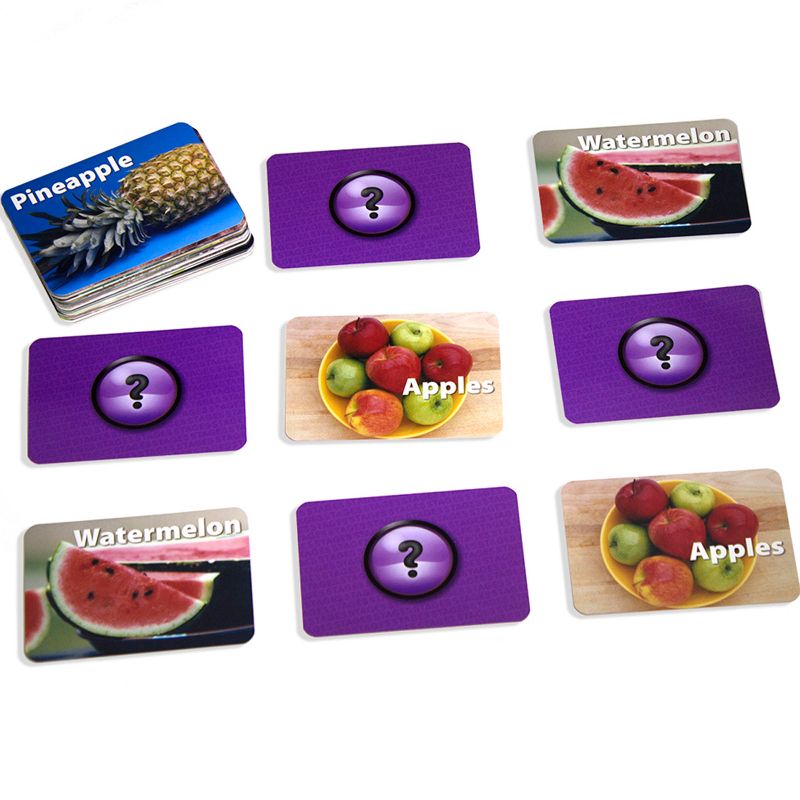 Stages Learning Materials Photographic Memory Matching Game, Fruit & Vegetables, 4 of 10