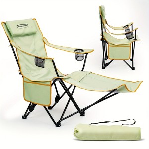 Camping Lounge Chair Green - 1 of 4