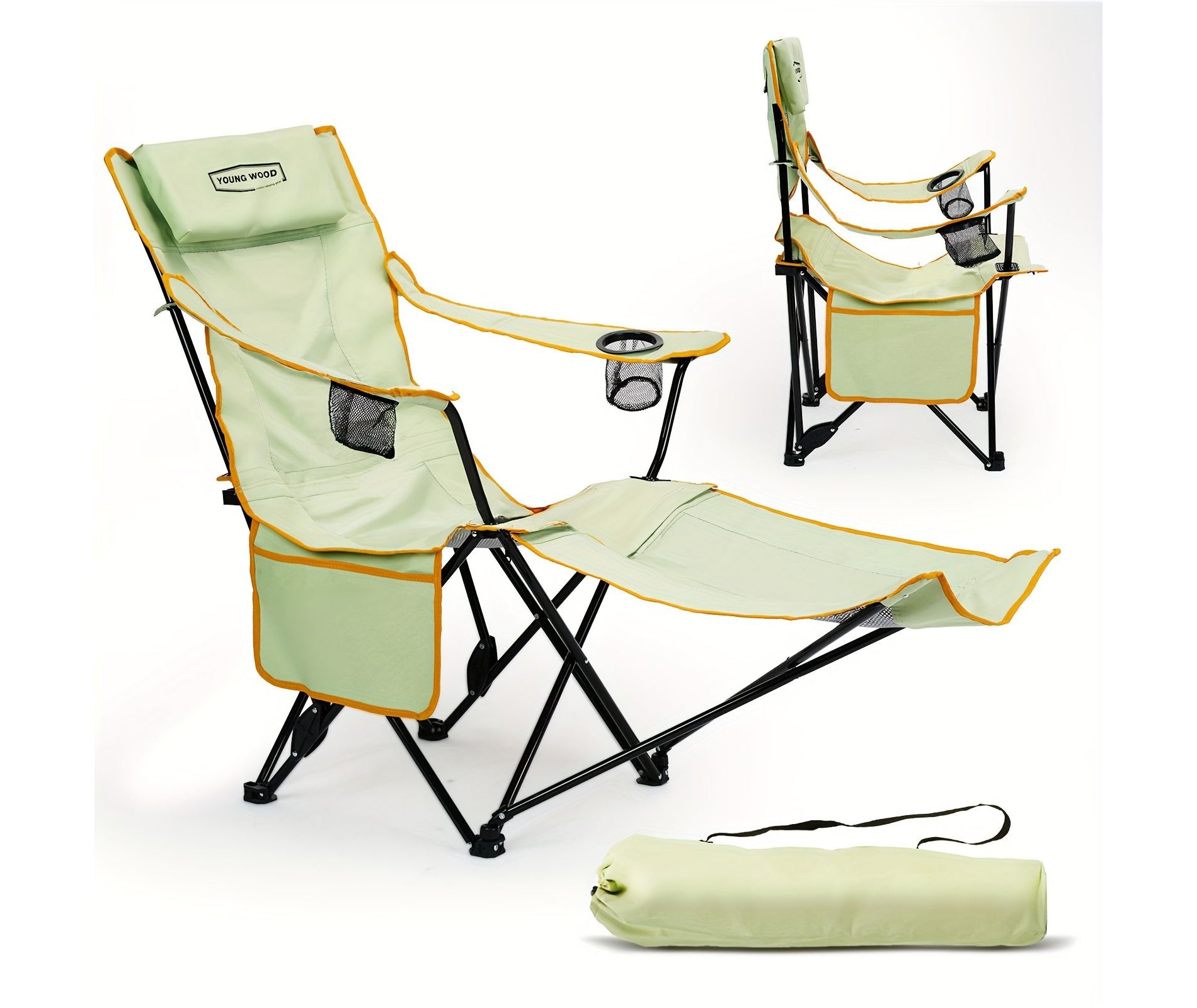 Camping Lounge Chair Green