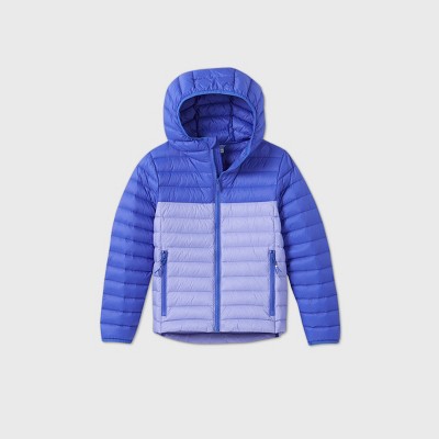 girls packable puffer jacket