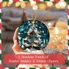 Christmas Ornament 2025, Elegant Ornament 2.9in, Paper Art Christmas Tree - 2 of 4