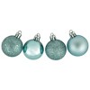 Northlight 96ct Shatterproof 4-Finish Christmas Ball Tree Ornament Set 1.5" - Blue - 2 of 3