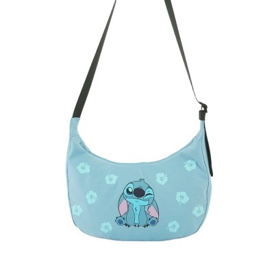 Disney Lilo & Stitch Wink & Hibiscus Women's Blue Handbag