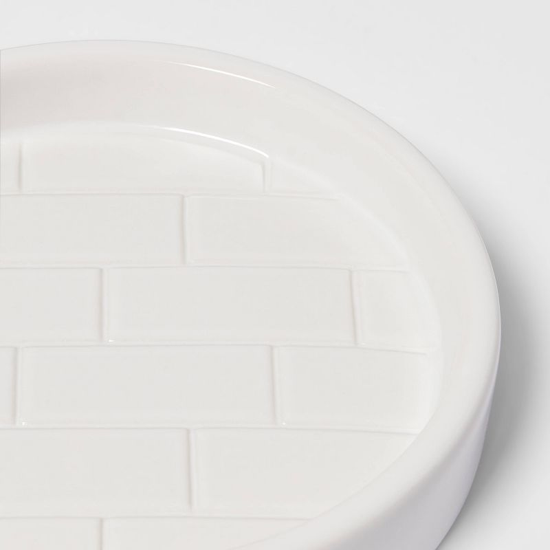 Tile Soap Dish White - Threshold&#8482;, 4 of 7