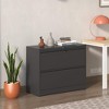 ORRD 3-Drawer File Cabinet with Lock – Heavy-Duty Metal Lateral Filing Cabinet for Home Office, Letter/Legal Storage, Easy Assembly - 3 of 4