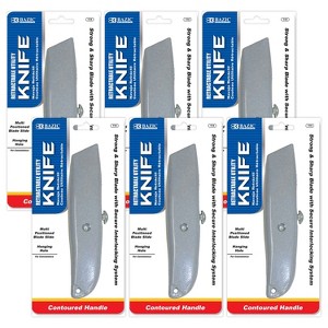 BAZIC Products® Multipurpose Utility Knife, Pack of 6 - 1 of 4