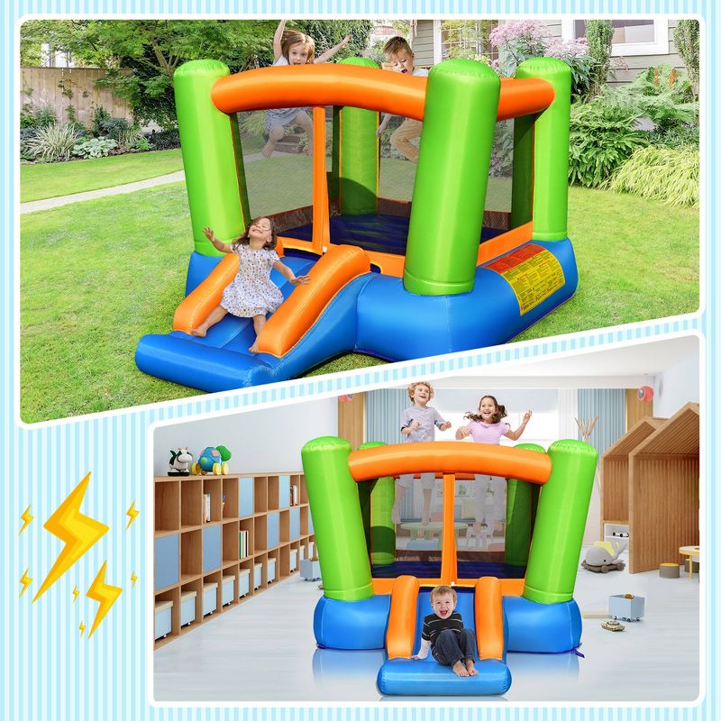 Costway Inflatable Bounce House Kids Jumping Playhouse Indoor & Outdoor Without Blower, 2 of 11