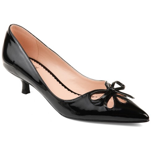 BB PATENT, Black Patent Pointed Toe Pumps