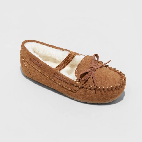 Kids moccasin slippers on sale